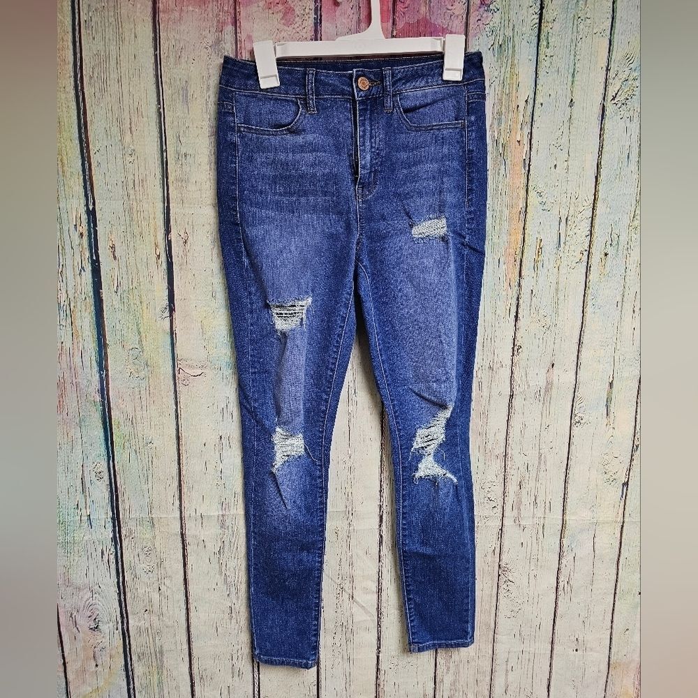 EUC size 7 high rise jeggings‎